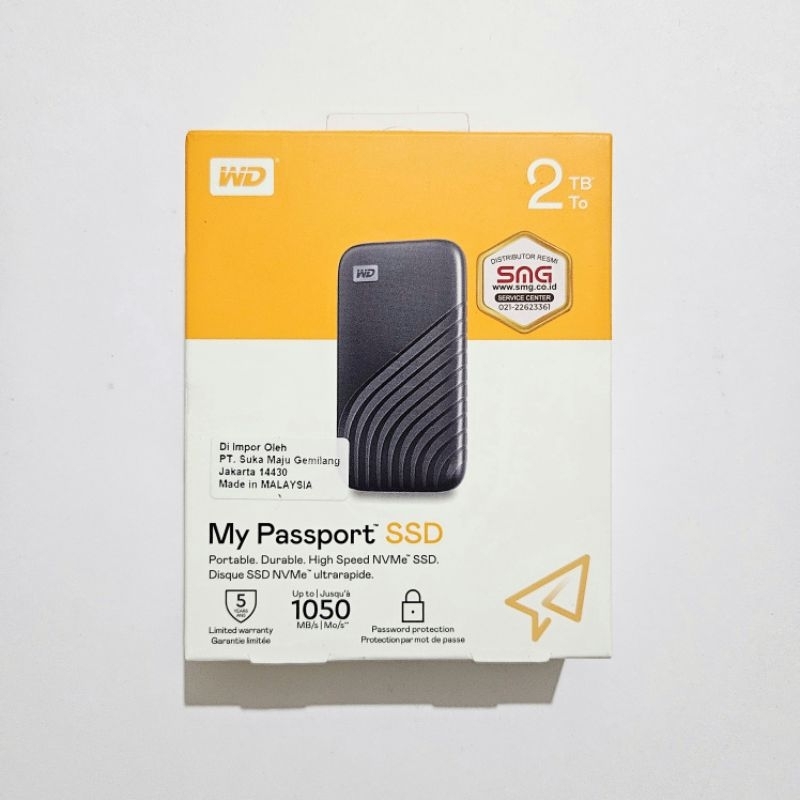 Foto Tanpa Merek WD SSD My Passport External Eksternal Portable Portabel